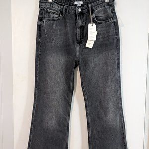 Forever 21 High Rise Flare Jeans Gray 30/10